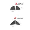 Fit For Mazda3 Axela 2017-2018 True Carbon Fiber Front Grille Grill Trim Cover Front Decorative Parts  Car Styling Accessories