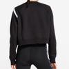 Nike Sportswear Swoosh Fleece Crew Sweatshirt Women Tops Black BV3934-011