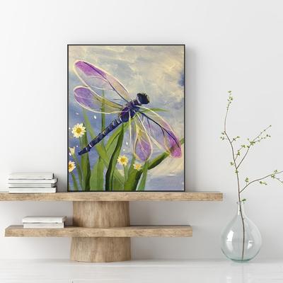 DIY Diamant Malerei Libelle Kreuzstich Kit Mosaik Kunst Diamant Malerei voller Kreis/quadratische Diamant Home Dekoration