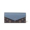 Flap Long Wallet Brand Monogram Pattern Color Combination Scratch Resistant PXLWFAT1 [Patrick Cox] [Classical Lily] Women's