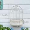 Wrought Iron Wall-Mounted Detachable Flower Pot for Garden or Balcony Decor