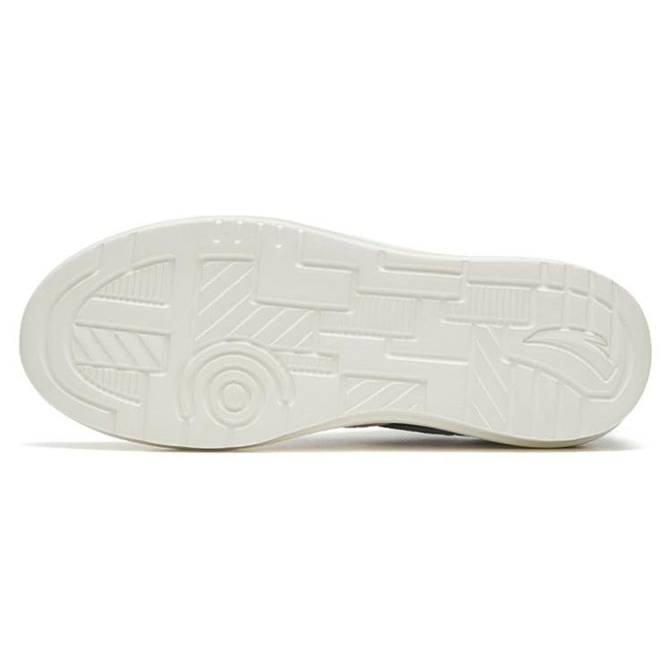 Anta Slip Resistant Durable Lightweight Low Top Skate Shoes Men Sneakers White Gray Black 912328060-3