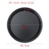 6 To 12inch Premium Non-Stick Pizza Pan Bakeware Carbon Steel Pizza Plate Round Deep Dish Pizza Pan Tray Mold Mould Baking Tools
