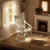 Rocking chair at 1:12 scale, handcrafted and richly detailed