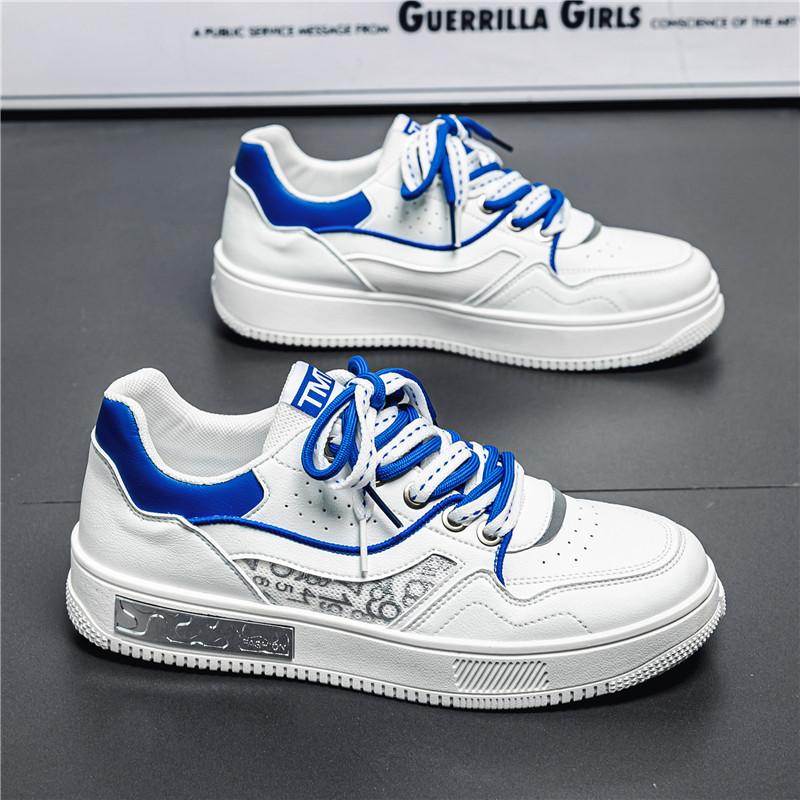 New Convenient Men's Shoes Summer Thin-style Breathable Skate Shoes with Mesh Upper  Casual Versatile White Shoes Suitable Shoes