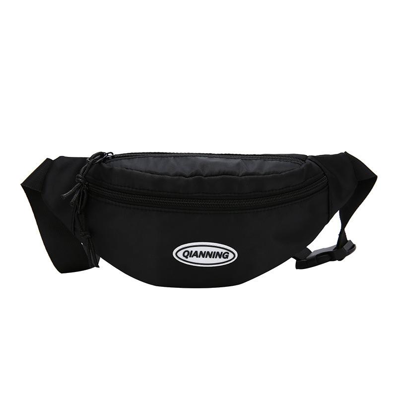 

2024 женская модная простая нагрудная сумка, спортивная косая сумка для смены мобильного телефона, портативная сумка, повседневная универсальная сумка для мобильного телефона 31*14*13 чёрный