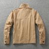 Vestes Cargo Homme Automne Multi-Poches Coton Épais Extérieur Col Montant Casual Workwear Vestes Homme