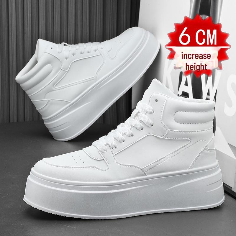 Unsichtbare, höhenverstärkende Herren-Sneaker: 12 cm High-Top, 10 cm lässiges Canvas, trendige Schuhe mit dicker Sohle, COS.