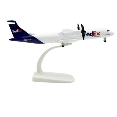 Aviões Modelo 1/400 Air FEDEX Airlines ATR Escala de Metal Aeronave 20cm Avião Diecast Modelos Com Rodas Trem de Pouso Brinquedos
