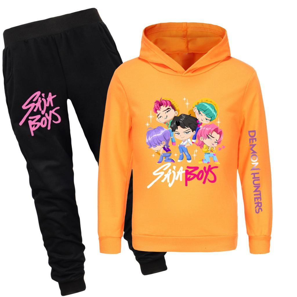 4988x Kids Girls Rumi Zoey Mira Print Hoodies Pants Trouser Clothes Set