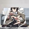 Bungo Stray Dogs Dazai Plush Flannel Throw Blanket Super Warm Couch Chair Bedspread Perfect Gift Idea for Boys and Girls