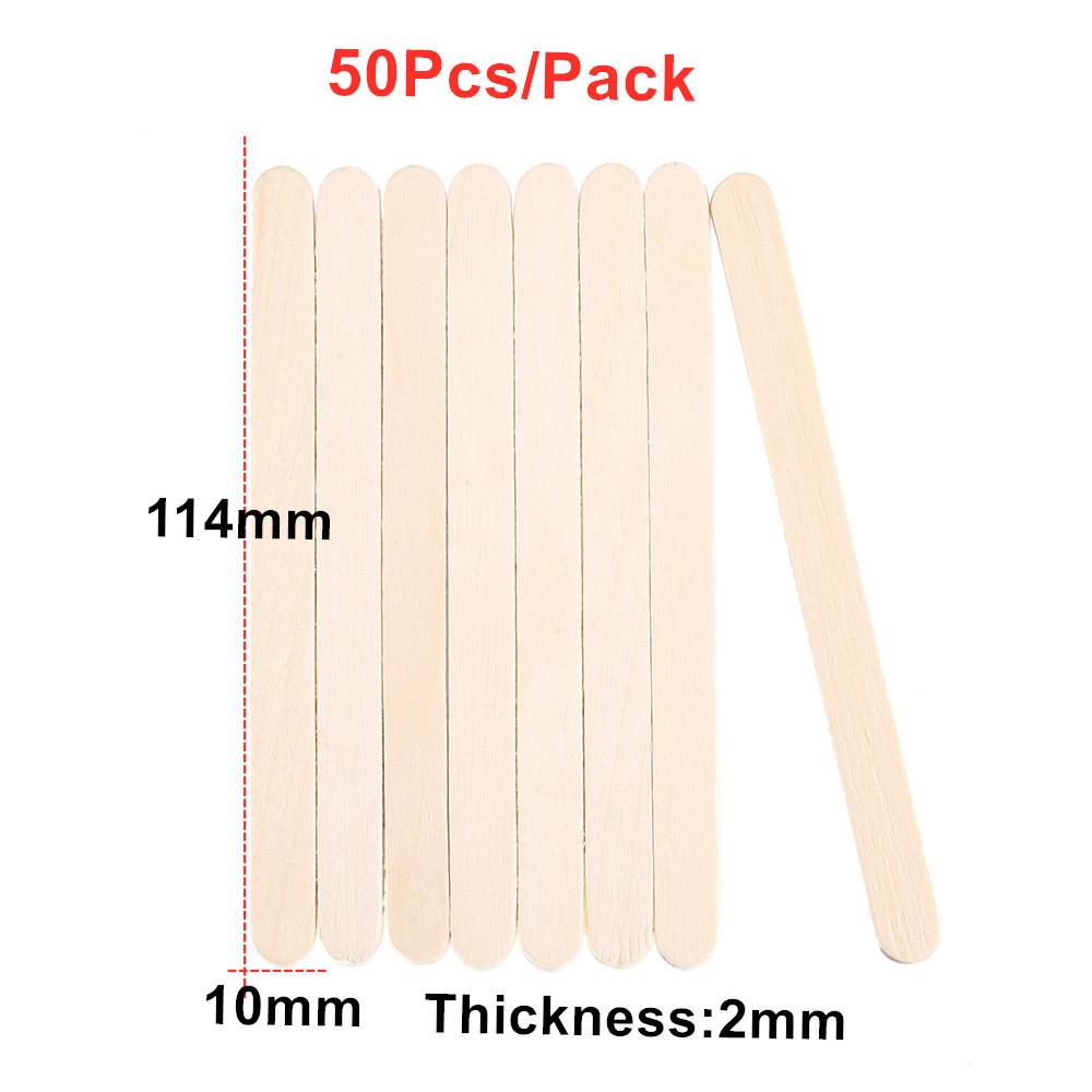 

50/100/150Pcs Resin Tool Epoxy Stirring Stick Popsicle Ice Cream Stick Handmade DIY Resin Mold Wood Ice Pop Sticks Making Tools
