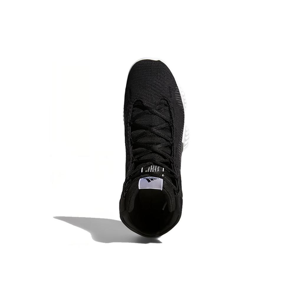 adidas Pro Bounce 2018 Moda Versatile Assorbimento degli Urti Antiscivolo Scarpe da Basket Mid-Top Uomo Sneakers Nero Bianco FW5746