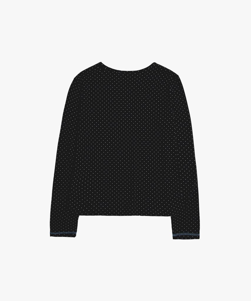 Liomeu Signature Dot Long Sleeve Tee_Black : Radiant166