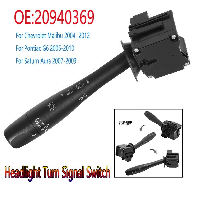 

Accessories For Chevy Malibu Pontiac G6 Saturn Aura 2004-2012 Headlight Dimmer Turn Signal Switch Arm Stalk Replacement Parts