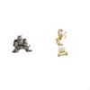 Statue Collection Owl Horse Figurine Tabletop Ornament Sculpture for Living Room Office Bedroom