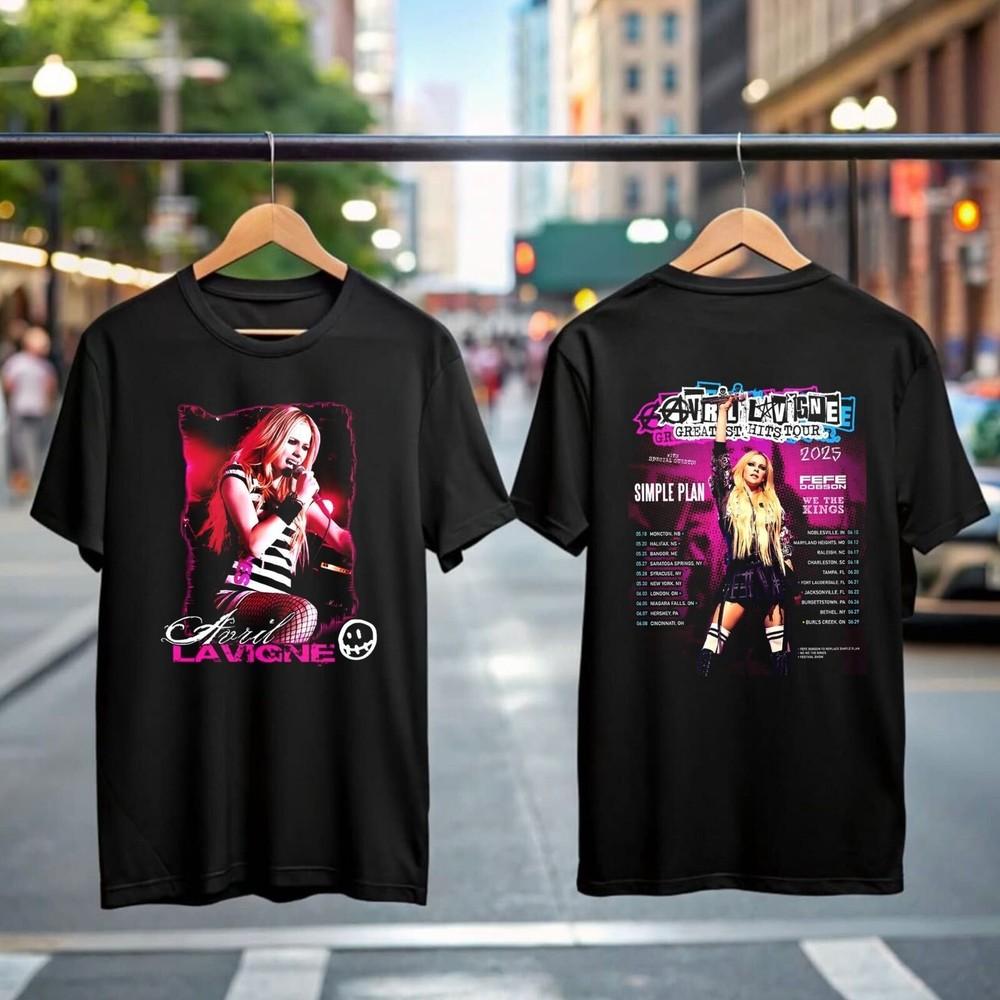 Avril Lavigne Greatest Hits Tour 2025 Shirt, Complicated Shirt, Gift For Fan.