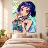 Kpop Demon Hunters Tapestry Highquality for Decorating Living Room Bedroom Dorm Walls Ideal As Bedroom Wallart Orholiday Gift
