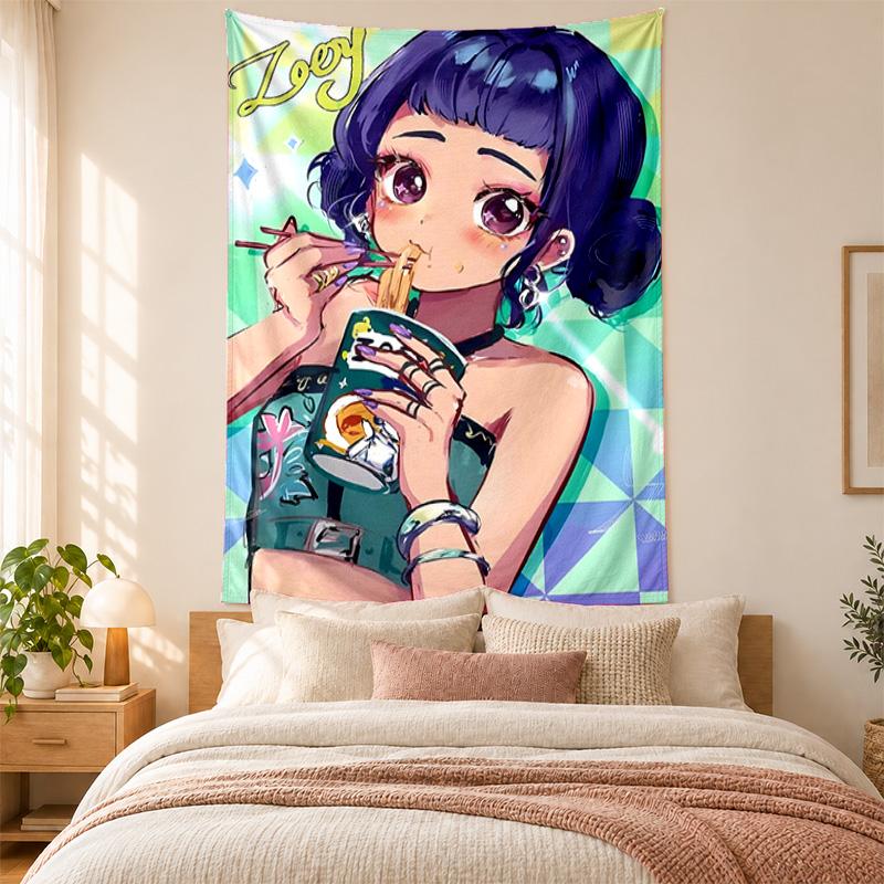 Kpop Demon Hunters Tapestry Highquality for Decorating Living Room Bedroom Dorm Walls Ideal As Bedroom Wallart Orholiday Gift