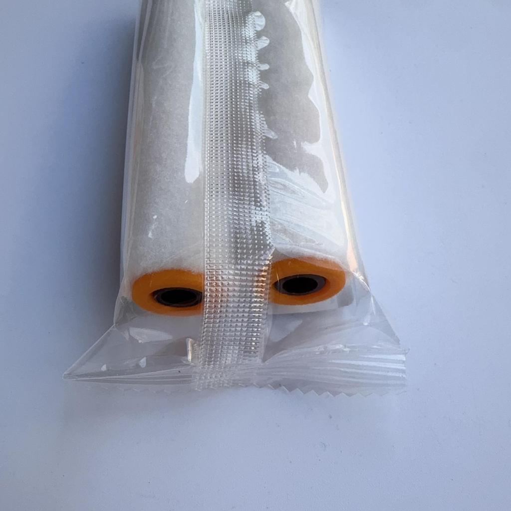 Guangmai 4-inch Epoxy Floor Paint Repair Roller - Non-shedding, Fine Short Hair, Solvent-resistant Finisher