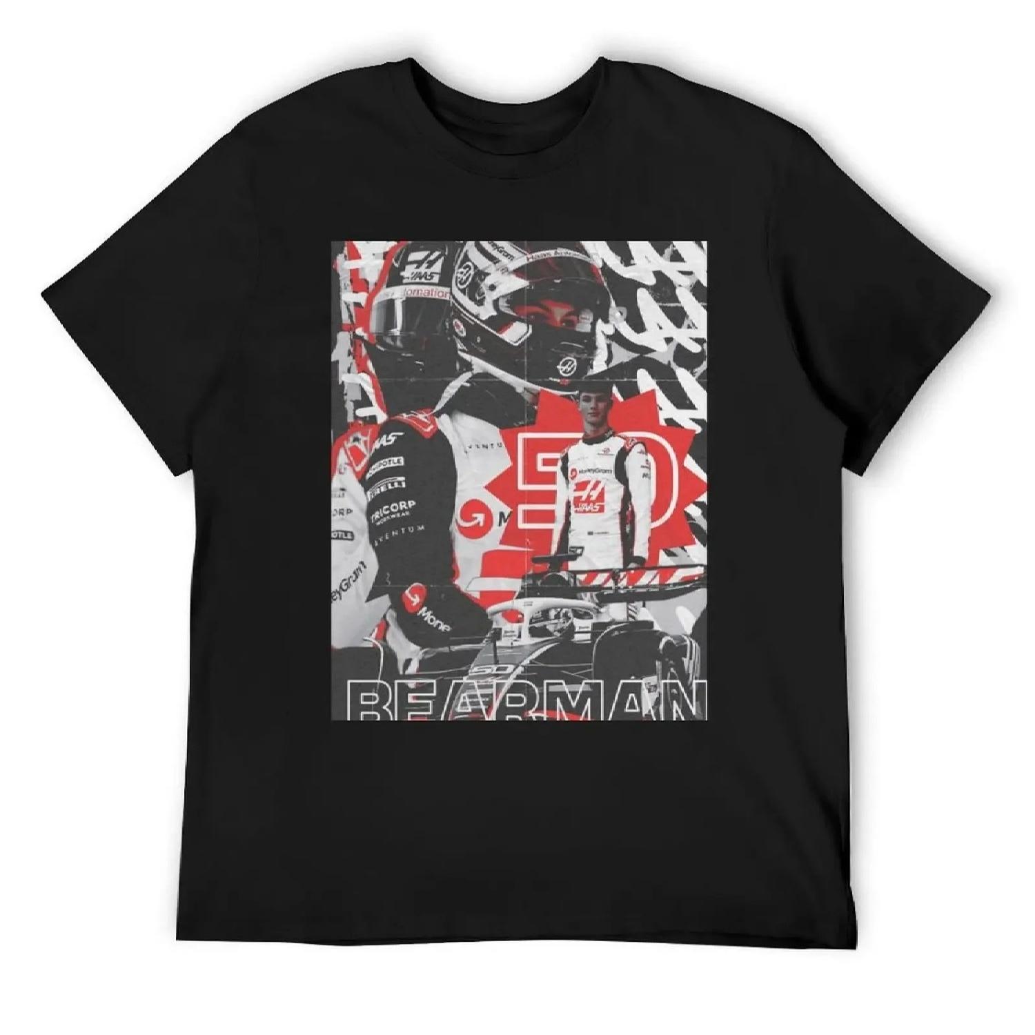 Bearman T-Shirt clothes vintage blanks funny gifts plus size men clothing XXXXXL чёрный