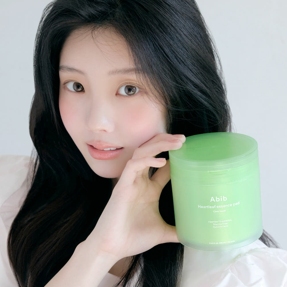 Abib Heartleaf Essence Pad Clear Touch 250ml 70 Pads Heartleaf Niacinamide Succinic Acid Panthenol Soothing Brightening Toner Pads
