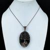 Tree Of Life Black Tourmaline Pendant, 999 Copper Wire Wrap Pendant Gemstone Jewelry, Handmade Pendant Amazing Jewelry, Gift For Her
