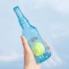 Bottle Dog ??Chew Toy Rubber Bottle with Tennis Ball Squeaky Dog Teeth Cleaning Toy Interactive Floating Toy for Small Medium Dogs Outdoor Pool Play