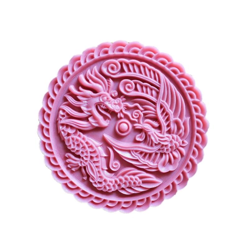 Plastic Dessert Molding Baking Molds Mungs Bean Cake Molds Dough Moulds Cookie Molds Dessert Press Tool ABS Texture