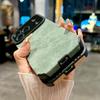 Luxury Leather Lambskin Shockproof Phone Case For iPhone 17 16 Pro Max 17Air 15 14 Plus 13 12 11 XS Max X XR 7 8 SE2 Matte Cover