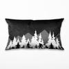 Bigfoot Sasquatch Forest Camping Throw Pillow Cover 20x12, Camping Themed Pillowcase for RV Campsite Sofa Decor, Fun Gift for Campers,150-BZ