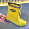 Children's Rain Boots Boys Girls Baby Boys Infant Kindergarten Students Non-Slip Water Shoes Students School Special Rain Boots