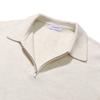 LEDEPT Washable Half-Zip Collar Knit [Beige]