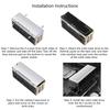 Universal M.2 SSDs Coolers Double Heat Tube For Various 2280 Models for Easy Installation on Multiple Computer Systems