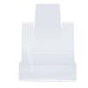 Acrylic Brochure Holder Desktop Booklet Menu Display Stand Transparent Countertop Organizer for Office Restaurant