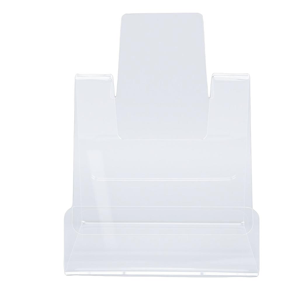 Acrylic Brochure Holder Desktop Booklet Menu Display Stand Transparent Countertop Organizer for Office Restaurant
