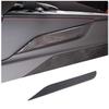 Soft Carbon Fiber Central Control Side Trim Sticker Strip For Corvette C8 20-25