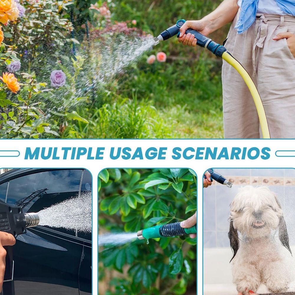 Quick Plug Shower Head Stainless Steel Washing Nozzle Pressure Washer Nozzle  Garden Watering