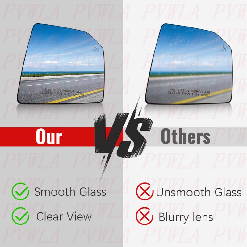 Side Mirror Lens For Ford F-150 F150 2015 2016 2017 2018 Heated Blind Spot Car Rearview Mirror Glass Car Accessories