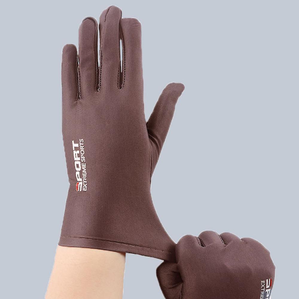 Gants à doigts coupés en soie glacée antidérapants de haute qualité, construction durable, design élégant, fonction pratique, utilisation quotidienne pratique
