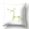 Simple Plaid Animal Pillowcase Puppy Cat Giraffe Pillowcase Children's Room Home Decoration Living Room Sofa Cushion Cover