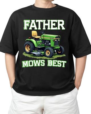 Vater mäht am besten Lustiger Rasenmähertraktor Vatertag Für Erwachsene S-4XL T-Shirt