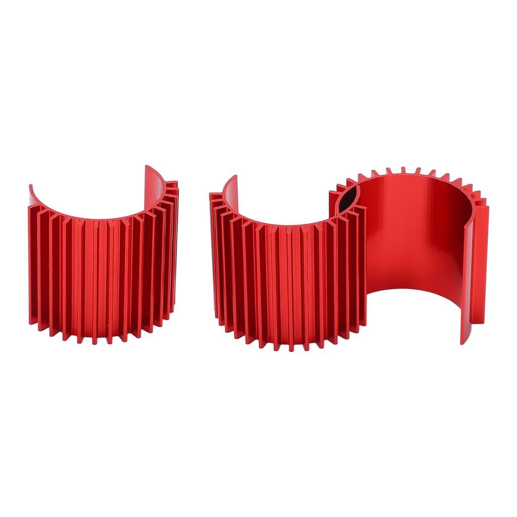 3pcs Aluminum 370 Brushless Brushed Motor Heat Sink Heatsink Cooling Fins for WPL C14 RC Car