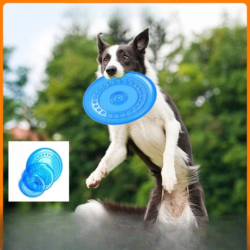 Großes Golden Retriever Haustier Frisbee Spielzeug, Weich, Beißfest und Leicht zu Werfen, Hunde-Flugscheibe, Outdoor Trainingshundezubehör
