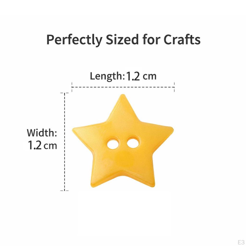 100 Buttons with 2 Holes – Creative Sewing for Gifts, , Handmade Ornaments And Painting