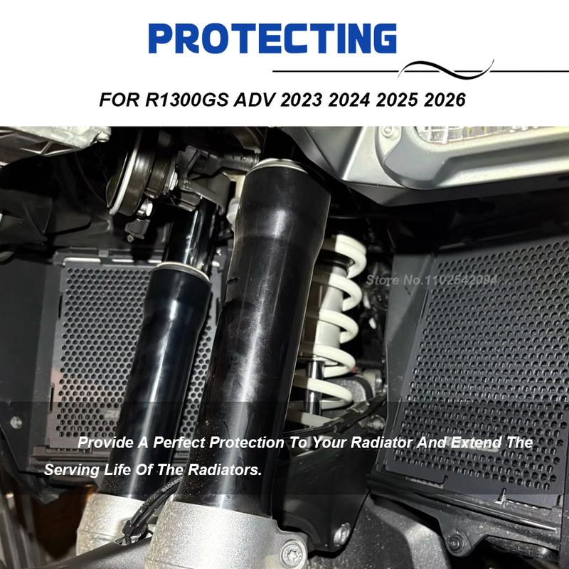 For BMW R1300GS ADV 2023 2024 2025 Motorcycle Aluminum Radiator Grille Guard For R 1300 GS Adventure 2026 Grill Cover Protector