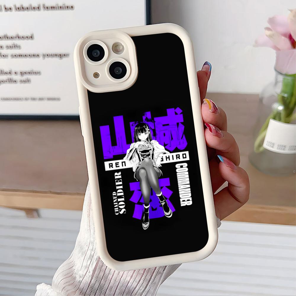 Mato seihei Ren Yamashiro Thicken TPU Mobile Phone Case for iPhone 17 16 15 14 13 12 11 Air Pro Max Plus Colorful Cover