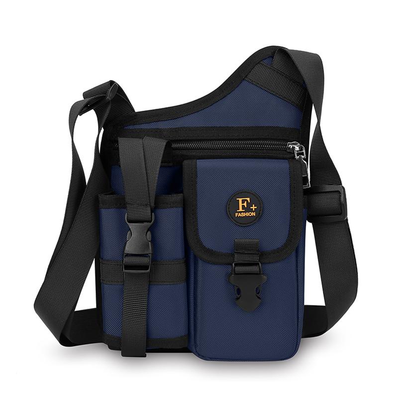 Men's Crossbody Bag Water Cup Bag Outdoor Travel Cycling Bag Water-Repellent Shoulder Bag