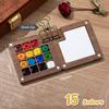 Travel Watercolour Paint Palette Set Mini Pocket Artist Watercolor Paint Palette Travel Sets For Painters Artists Students