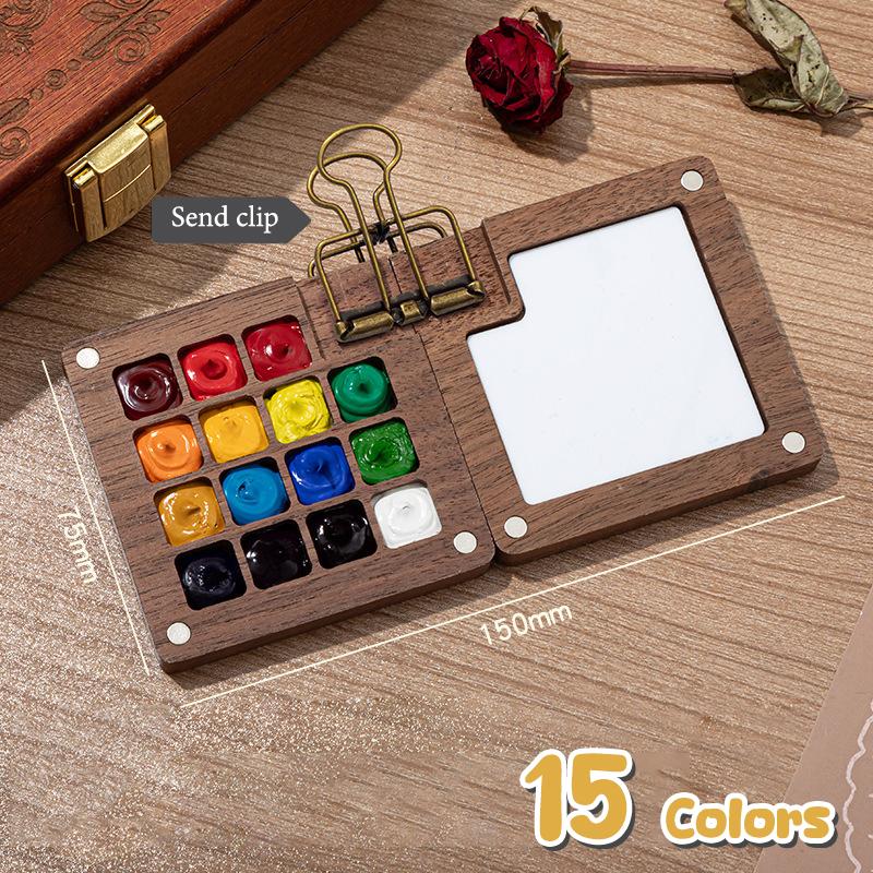 Travel Watercolour Paint Palette Set Mini Pocket Artist Watercolor Paint Palette Travel Sets For Painters Artists Students